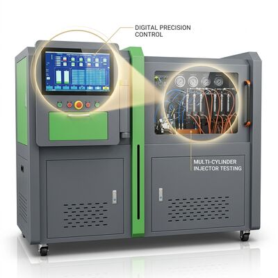 Bàn thử nghiệm máy bơm đường ray chung CRB-I2000 với áp suất thử nghiệm tối đa 2500 Bar, Hệ thống điều khiển PC công nghiệp và được chứng nhận CE ISO 9001