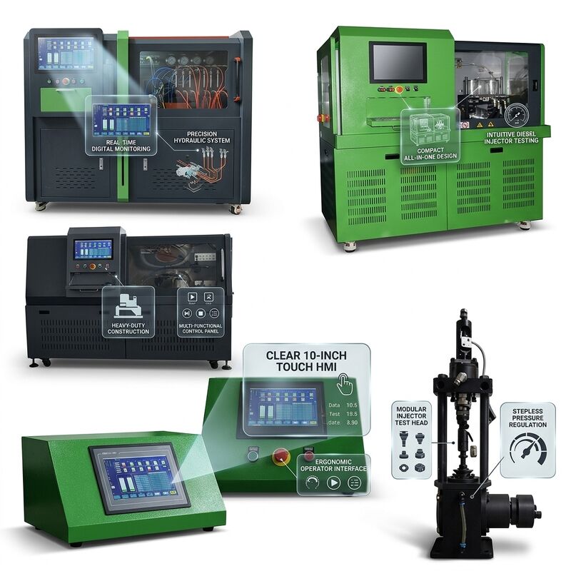 Bàn thử bơm Diesel đa năng CRP-Multi 4 trong 1 với biến tần 15Kw và dải áp suất 2500 Bar